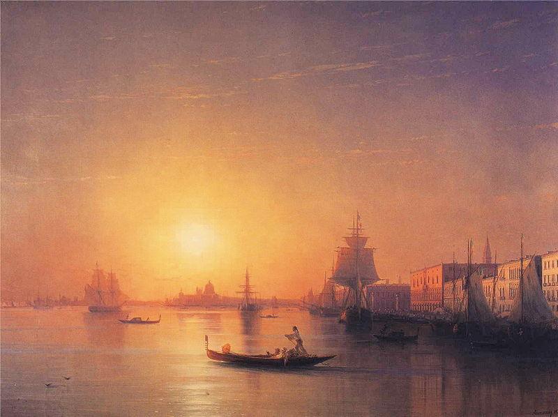 Ivan Aivazovsky Venice oil painting picture